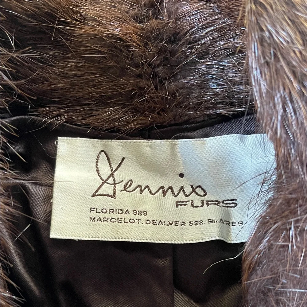 YSL Brown Fur Coat - Picture 4 of 16